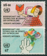 UNO Wien 1992 Wissenschaft Und Technik 135/36 Postfrisch - Nuevos