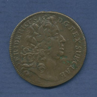 Hessen-Kassel 3 Heller 1740 Kopfbild, Friedrich I., Schütz 1633, Ss (m3841) - Piccole Monete & Altre Suddivisioni