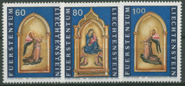 Liechtenstein 1995 Weihnachten Gemälde 1120/22 Postfrisch - Unused Stamps