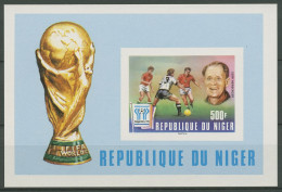 Niger 1977 Fußball-WM Argentinien Sepp Herberger Block 18 B Postfrisch (C29387) - Niger (1960-...)