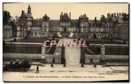 CPA Palais De Fontainebleau La Gare D&#39Honneur Et La Cour Des Adieux - Fontainebleau