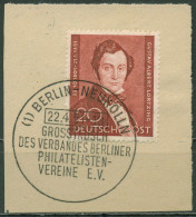 Berlin 1951 100. Todestag Von Albert Lortzing 74 Mit BERLIN-ESST-Stempel - Gebruikt