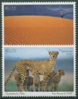 UNO Wien 2005 Natur Wüste Gepard 439/40 Postfrisch - Nuovi