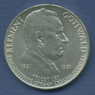 Tschechoslowakei 100 Korun 1951, Klement Gottwald, KM 33 Vz/st (m3962) - Tsjechoslowakije