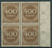 Dt. Reich 1923 Ziffern Rand Mit Bogenzählnummer 271 Bg.-Zähl-Nr. Postfrisch - Nuevos