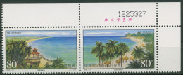 China 2000 Varadero-Strand Palmen 3178/79 ZD Ecke Postfrisch - Unused Stamps