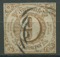 Thurn Und Taxis 1862/64 9 Kreuzer 34 II Gestempelt, Vollrandig - Oblitérés