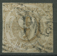 Thurn Und Taxis 1862/64 9 Kreuzer 34 I Gestempelt - Gebraucht