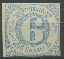 Thurn Und Taxis 1862/64 6 Kreuzer 33 IA Postfrisch - Nuevos