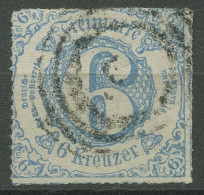 Thurn Und Taxis 1865 6 Kreuzer 43 IA Gestempelt - Usati