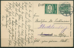 Dt. Reich Zusammendrucke 1911 Germania S 1.4 EF Auf Ansichtskarte V. Spandau - Postzegelboekjes & Se-tenant