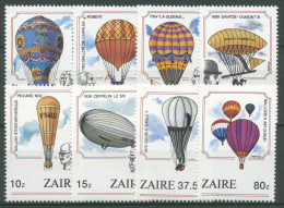 Kongo - Zaire 1984 200 Jahre Luftfahrt Ballon Luftschiff 867/74 Postfrisch - Ungebraucht