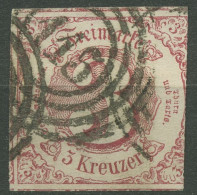 Thurn Und Taxis 1862/64 3 Kreuzer 32 Mit Nr.-Stpl. 115 GIESSEN - Oblitérés