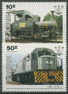 Kongo - Zaire 1985 Eisenbahn Lokomotiven 925 Und 927 Postfrisch - Ungebraucht