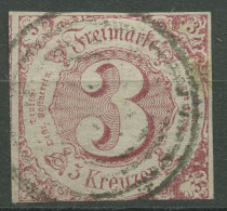 Thurn Und Taxis 1862/64 3 Kr. 32 Gestempelt - Oblitérés