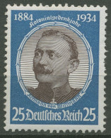 Deutsches Reich 1934 Kolonialforscher 543 Postfrisch, Zahnfehler (R80726) - Nuovi
