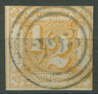 Thurn Und Taxis 1862/64 1/2 Silbergroschen 28 Mit Nr.-Stpl. 393 HOHENHAUSEN - Oblitérés