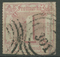 Thurn Und Taxis 1866 1 Silbergroschen 48 Gestempelt, Mängel - Usados