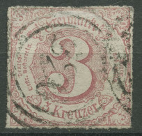 Thurn Und Taxis 1865 1 Kreuzer 42 Gestempelt - Afgestempeld