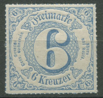 Thurn Und Taxis 1866 6 Kreuzer 53 Postfrisch - Ungebraucht