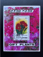 NORTH KOREA 1989 FLOWERS USED/CTO MI BL 249 - Korea, North