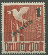 Berlin 1949 Grünaufdruck 67 Mit Falz, Zahnfehler (R80781) - Unused Stamps