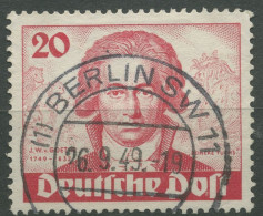 Berlin 1949 Goethejahr 62 Gestempelt, Kleiner Knick (R80776) - Usados