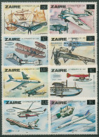 Kongo - Zaire 1985 50 Jahre Linienflüge Nach Belgien SABENA 880/87 Postfrisch - Unused Stamps