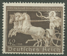 Deutsches Reich 1940 Galopprennen Das Braune Band 747 Ohne Gummierung (R80734) - Ungebraucht