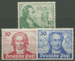 Berlin 1949 Goethejahr 61/63 Mit Falz, Kleine Fehler (R80760) - Unused Stamps