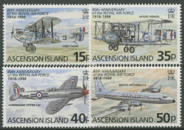 Ascension 1993 80 Jahre Royal Air Force Flugzeuge 755/58 Postfrisch - Ascension