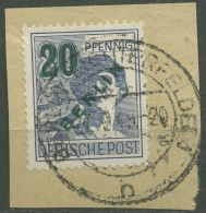 Berlin 1949 Grünaufdruck 66 Gestempelt Geprüft, Marke Geknickt (R80788) - Usati