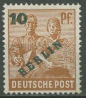 Berlin 1949 Grünaufdruck 65 Mit Neugummierung (R80778) - Ongebruikt