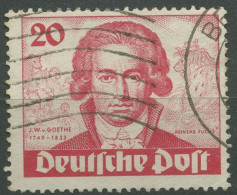 Berlin 1949 Goethejahr 62 Mit Wellenstempel (R80771) - Gebruikt