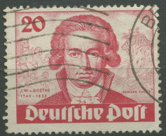 Berlin 1949 Goethejahr 62 Mit Wellenstempel (R80771) - Usados