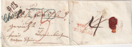 VIEILLE LETTRE. ALLEMAGNE. CHARGÉ. RANDEGG - LÜFINGEN - Préphilatélie