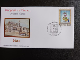 Monaco 2023  Garden Club FLOWER BOUQUET Monte Carlo Flora Fiori Fleur Blumen 1v FDC PJ - Ongebruikt