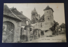 Carte Postale Ancienne De Glanes La Rue Du Colombier - Montcuq