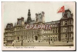 CPA Paris La Facade De L&#39Hotel De Ville - Autres Monuments, édifices