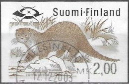 Finland Finnland Finlande Suomi 1994 Otter 2,00 MK Michel Nr. 24 Cancelled Oblitere Gestempelt Used Oo - Machine Labels [ATM]