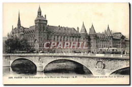 CPA Paris La Conciergerie Et Le Pont Au Change - Sonstige Sehenswürdigkeiten