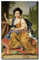 CPM Mignard Anne Louise Benedicte De Bourbon Duchesse Du Maine Musee De Versailles Chien - Pittura & Quadri