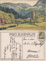 Pro Juventute Karte 36  "Vallée Du Jura Près De Fontenais"        1913 - Storia Postale