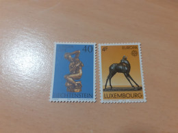 TIMBRES   LIECHTENSTEIN   ANNEE   1974   N  543  / 544   COTE  1,00  EUROS   NEUFS  LUXE** - Unused Stamps