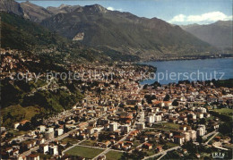 12571578 Solduno Fliegeraufnahme Mit Lago Maggiore Solduno - Altri & Non Classificati