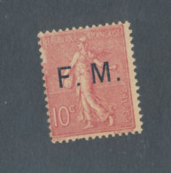 FRANCE - FRANCHISE MILITAIRE N° 4 NEUF** SANS CHARNIERE - COTE : 130€ - 1906/07 - Francobolli  Di Franchigia Militare