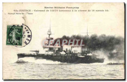 CPA Bateau Justice Cuirasse  - Warships