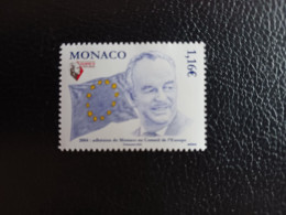 Monaco 2023 Rainier III Centenary Monaco Joins Council Europe 2004 Flag 1v Mnh - Ongebruikt