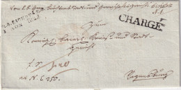 VIEILLE LETTRE. ALLEMAGNE. CHARGÉ. 1822. EICHSTADT - Prephilately