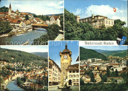 12564570 Baden AG Schloss Schartenfels Stadtturm  Baden - Andere & Zonder Classificatie